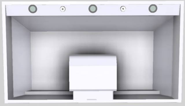 Vent-A-Hood® Designer Series 42" White Wall Mounted Range Hood-2
