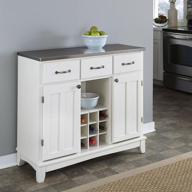 homestyles® Buffet Of Buffets Stainless Steel/White Server-2