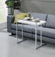 Coaster® Dani White High Gloss Snack Table with Chrome Base-3