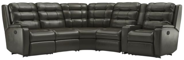 Flexsteel® Arlo Black Reclining Sectional -0