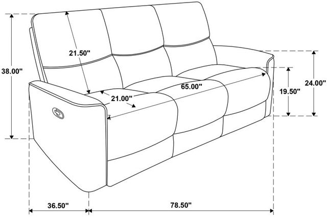 Coaster® Navarro 3-Piece Burnt Orange Upholstered Reclining Sofa Set-3