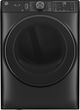 GE® 7.8 Cu. Ft. Carbon Graphite Electric Dryer with Steam and Sanitize Cycle-0