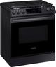 Samsung 30" Fingerprint Resistant Black Stainless Steel Front Control Slide-In Gas Range-3