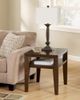 Signature Design by Ashley® Deagan Dark Brown Rectangular End Table-2