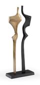 Wildwood Lamps Golden Year Antique Brass/Matte Black Sculpture-0