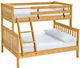 Crate Designs™ Furniture Classic Twin XL/Full XL Tall Mission Bunk Bed-0