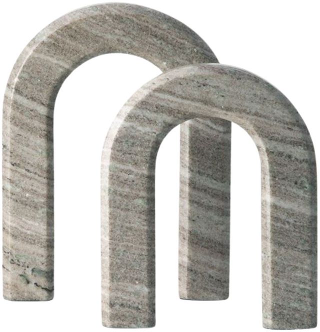 Signature Design by Ashley® Keithton 2-Piece Taupe Sculpture Set-1