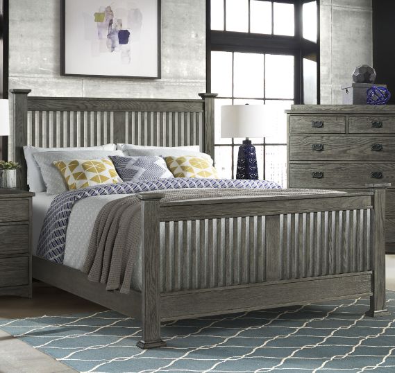 Intercon Oak Park Brushed Pewter 12-Drawer Dresser-1