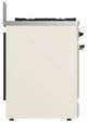 Ilve® Majestic III 30" Antique White Pro Style Dual Fuel Liquid Propane Range with Triple Glass Door and Burnished Trim-4