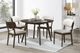 New Classic® Home Furnishings Rex 5-Piece Beige/Walnut Dining Set-3