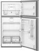 Whirlpool® 30" 19.3 Cu. Ft. Fingerprint Resistant Stainless Steel Top Freezer Refrigerator with Total Coverage Cooling-1