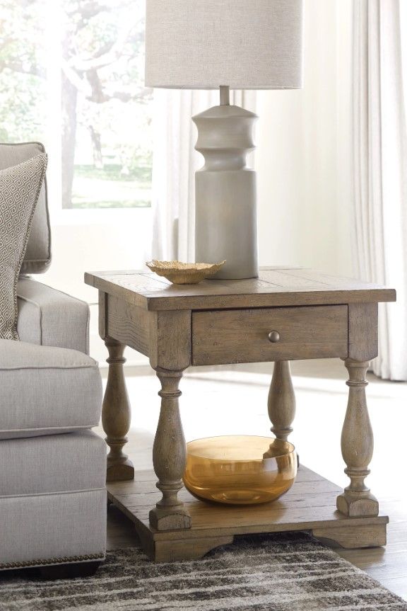 Hammary® Donelson Vintage Natural Rectangular End Table-1