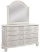 American Woodcrafters 3910 Rodanthe 3 Pieces Dove White Panel Bedroom Set-2