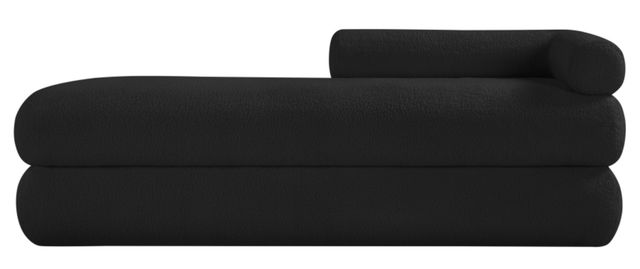 Meridian Furniture Kennedy Black Teddy Fabric Bench-2