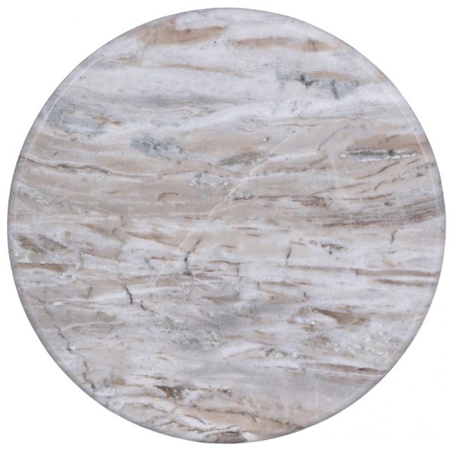 Meridian Furniture Formentera Brown Marble End Table-3