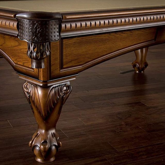 American Heritage Billiards Tacoma Vintage Oak 9’ Pool Table-1