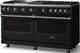 Viking® 5 Series 60" Onyx Pro Style Gas (LP) Range with Polished Chrome Trim-2