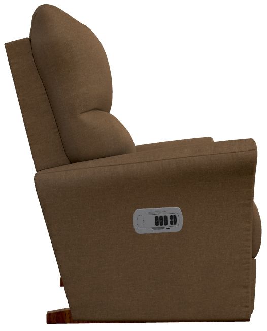La-Z-Boy® Rowan Nutmeg Power Rocking Recliner with Headrest-3