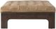 Four Hands Halston Palermo Drift/Terra Brown Cocktail Ottoman-1