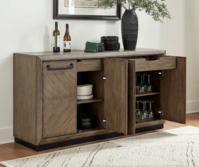 Parker House® Cedar Fork Smoked Arabica Dining Sideboard-3