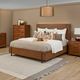 Flexsteel® Lincoln Walnut King Panel Bed-1