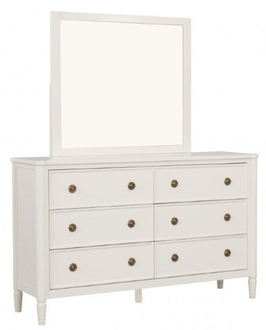 Furniture of America® Altamira White Dresser-0