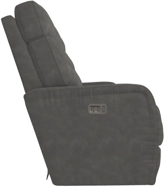 La-Z-Boy® Baron Slate Power Wall Reclining Sofa with Headrest-3