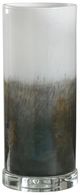 Stylecraft Bronze White Art Glass Uplight Table Lamp-0