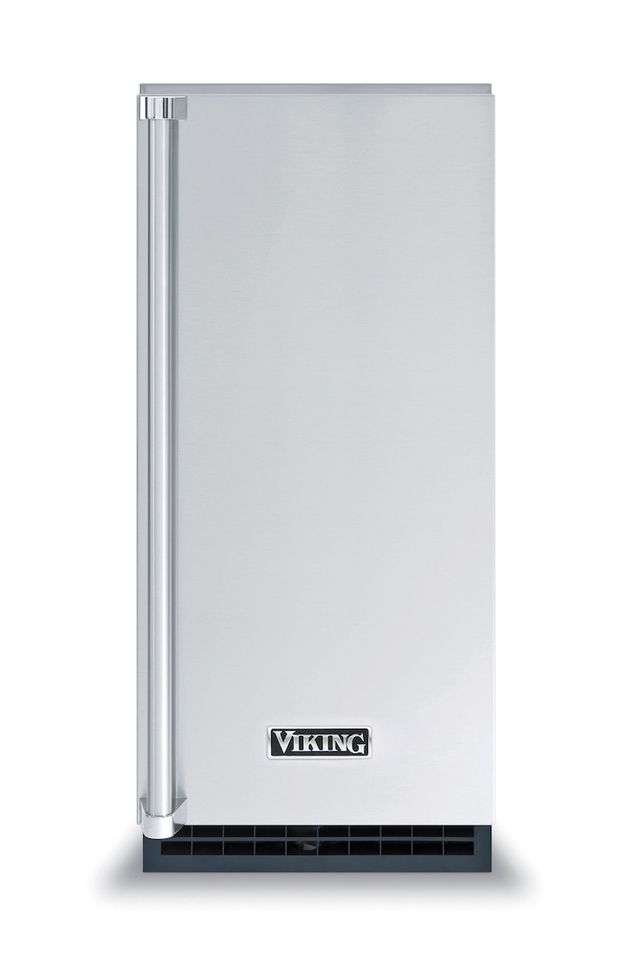 Viking® 15" 65 lb. Stainless Steel Ice Maker with Gravity Drain-0