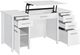 Coaster® Dylan High Gloss White Lift Top Office Desk-2