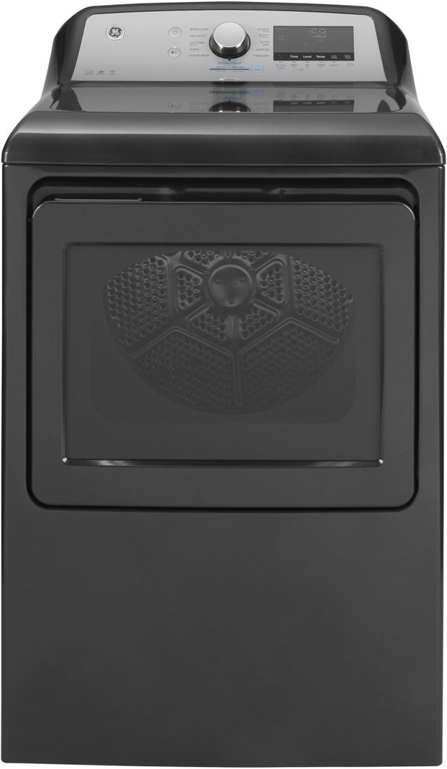 GE® 7.4 Cu. Ft. Diamond Gray Front Load Electric Dryer-0