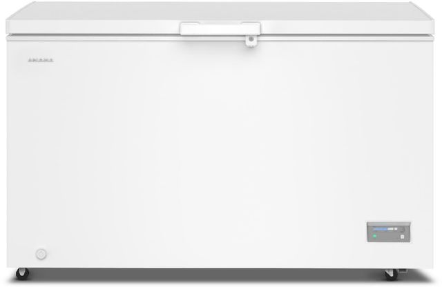 Amana® 55" 16 Cu. Ft. White Chest Freezer with Up-Front Temperature Control System-0