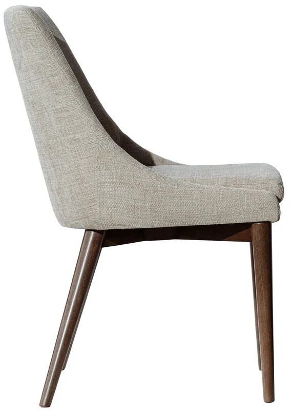 LH Home Fritz Dark Grey/Taupe Dining Side Chair-4