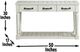 Steve Silver Co. Hemingway Alabaster Sofa Table-2