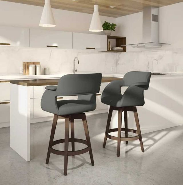 Amisco Customizable Joshua Swivel Counter Stool-2