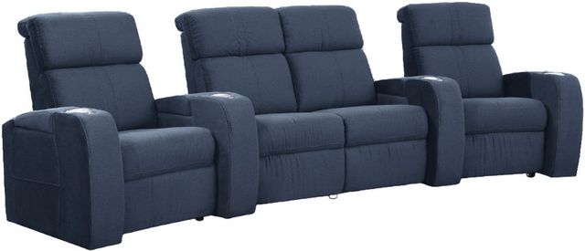 Palliser® Furniture Customizable Flicks 4-Piece Curved Power Reclining Theater Seating-0