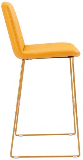 Zuo® Modern Mode 2-Piece Yellow Bar Chairs-2
