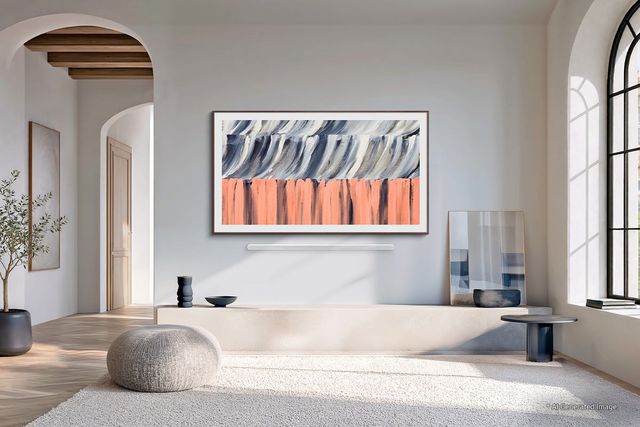 Samsung Frame TV displaying art Samsung Frame TV displaying art
