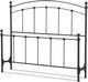 Leggett & Platt® Sanford 2 Piece Matte Black Twin Headboard Set-0