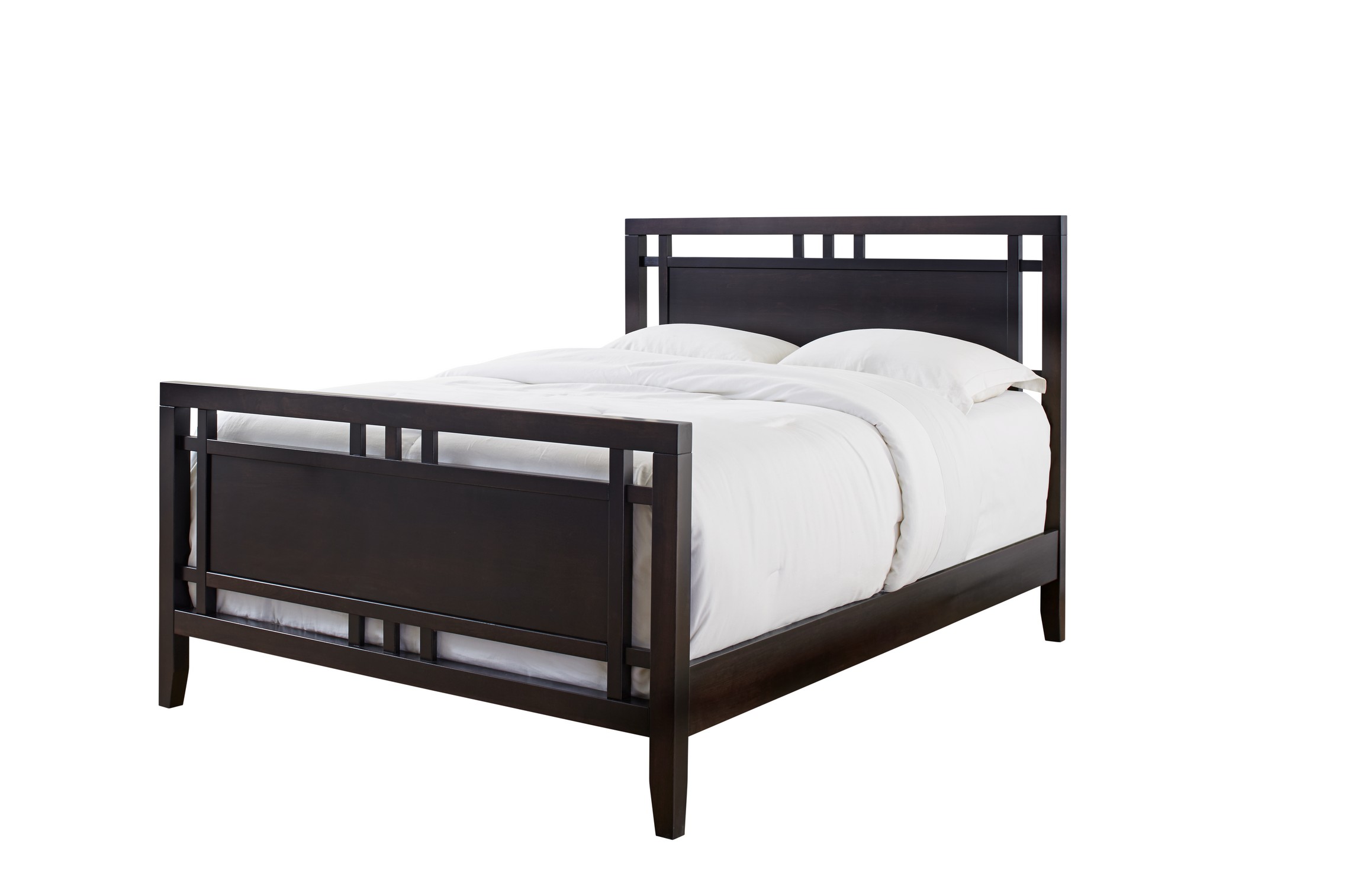 Mavin Atwood Queen Gridwork Bed with High Footboard