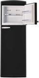 Unique® Appliances Classic Retro 24" 11 Cu. Ft. Midnight Black Counter Depth Top Freezer Refrigerator-4