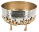 A & B Home  Bronze/Gold/Silver Hammered Bowl-3