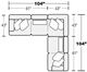 Jackson Furniture Titan 2-Piece Moonstruck L-Shape Sectional-4