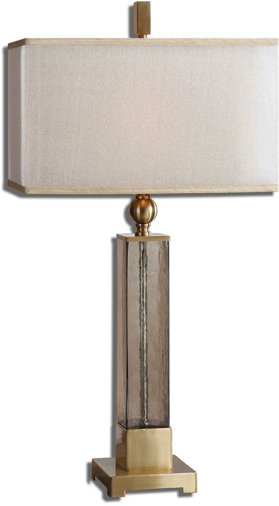 Uttermost® Caecilia Light Amber Table Lamp-0