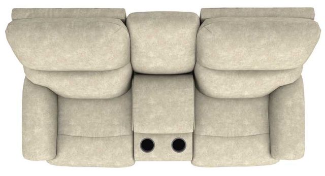 La-Z-Boy® Trouper Stucco Power Reclining Loveseat with Console, Headrest, and Lumbar-4
