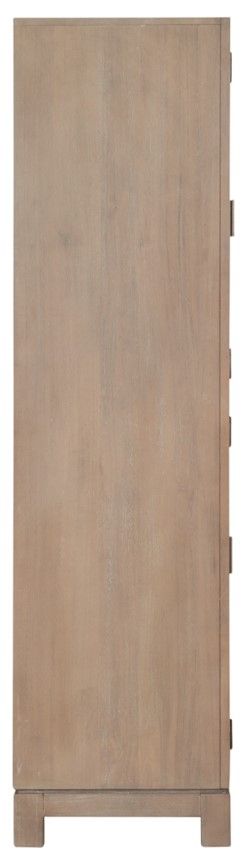 Magnussen Home® Ainsley Cerused Khaki Display Cabinet-3