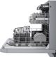 Bosch® 800 Series 24" Stainless Steel Front Control Built In Dishwasher-3