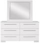New Classic® Home Furnishings Sapphire 5-Piece White Queen Bedroom Set with LED-3