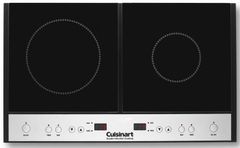 Cuisinart® 24" Black Double Induction Cooktop