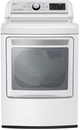 LG 7.3 Cu. Ft. White Front Electric Dryer-0